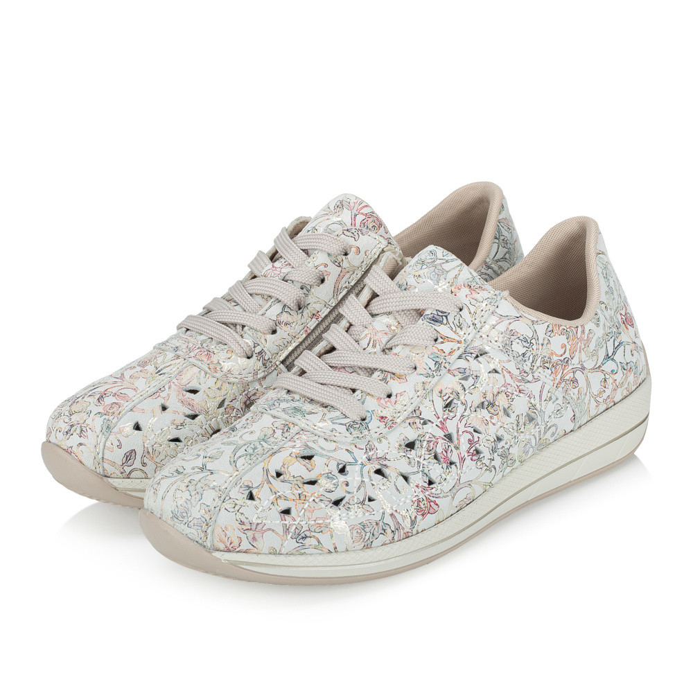 detail Dámské polobotky RIEKER N1114-90 šedá S6