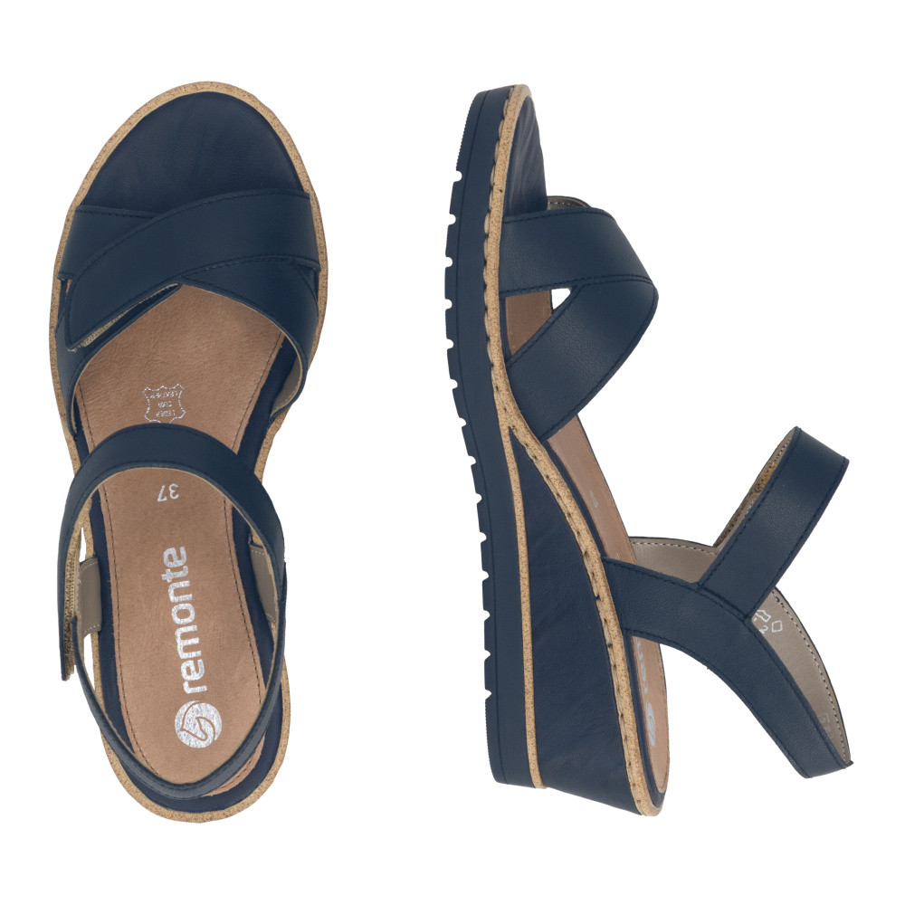 detail Dámské sandály REMONTE R6252-16 modrá S6