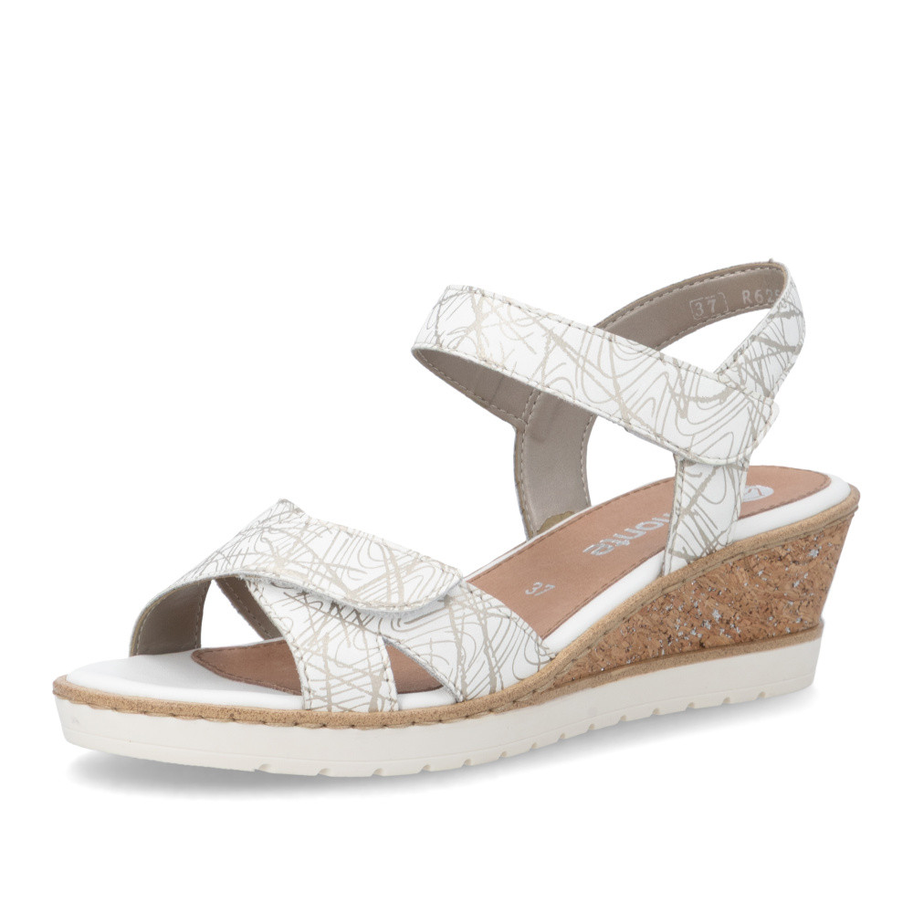 detail Dámské sandály REMONTE R6252-81 bílá S6