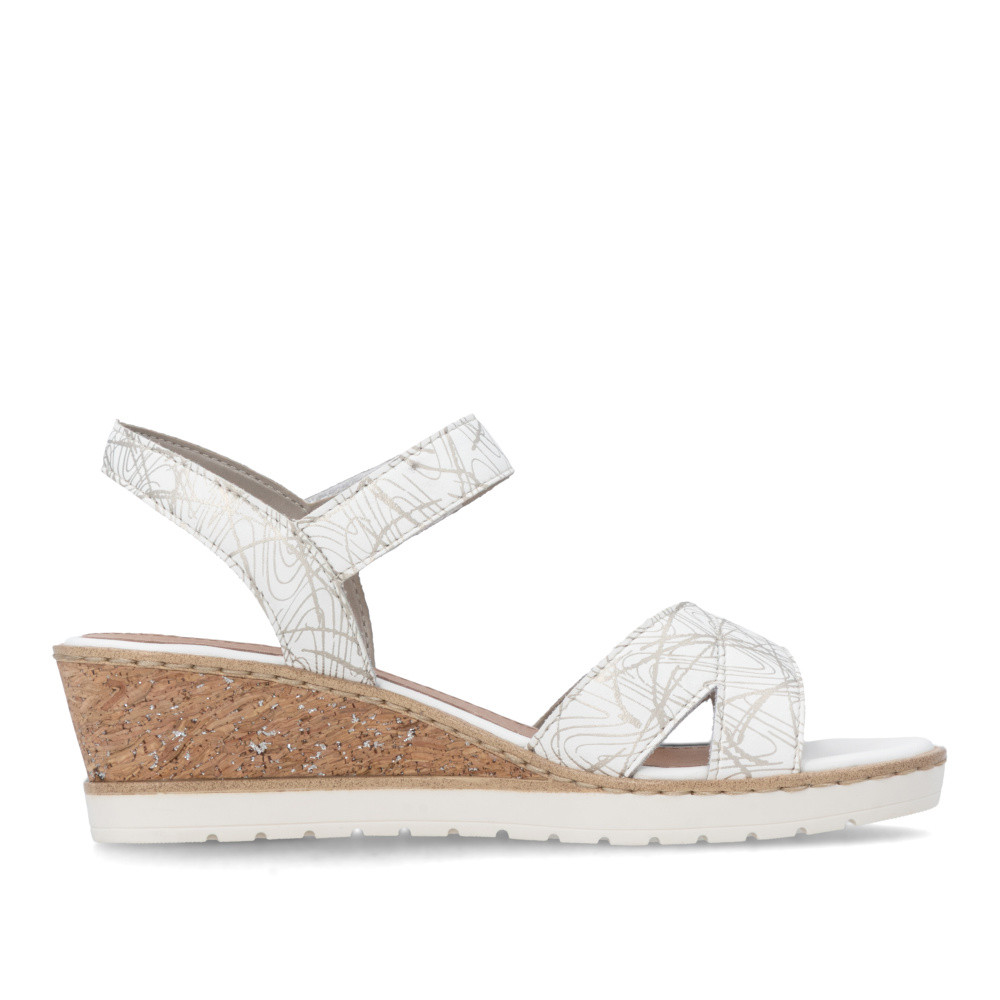 detail Dámské sandály REMONTE R6252-81 bílá S6