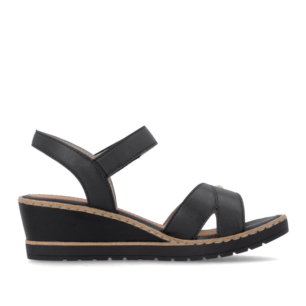 detail Dámské sandály REMONTE R6266-01 černá S6