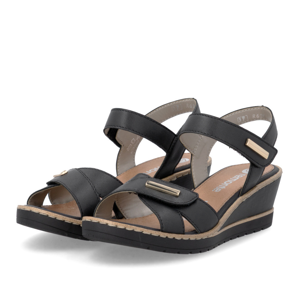 detail Dámské sandály REMONTE R6266-01 černá S6