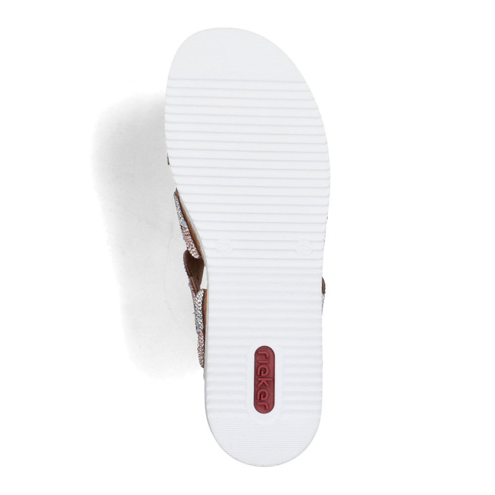 detail Dámské nazouváky RIEKER V02R8-90 hnědá S6