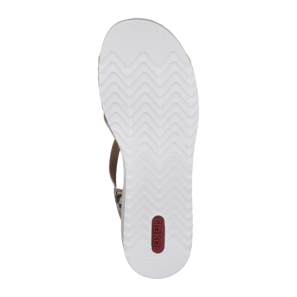 detail Dámské sandály RIEKER V0649-20 béžová S6