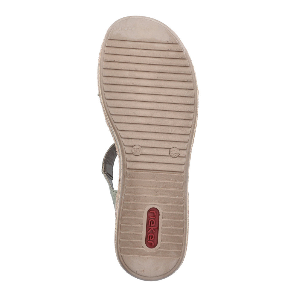 detail Dámské sandály RIEKER V0919-52 zelená S6