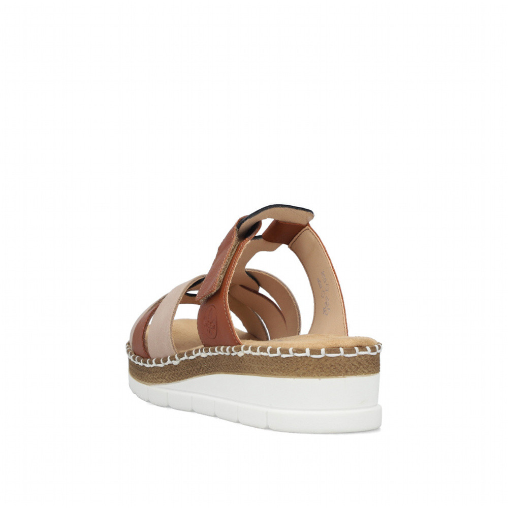 detail Dámské nazouváky RIEKER V1291-90 béžová S6