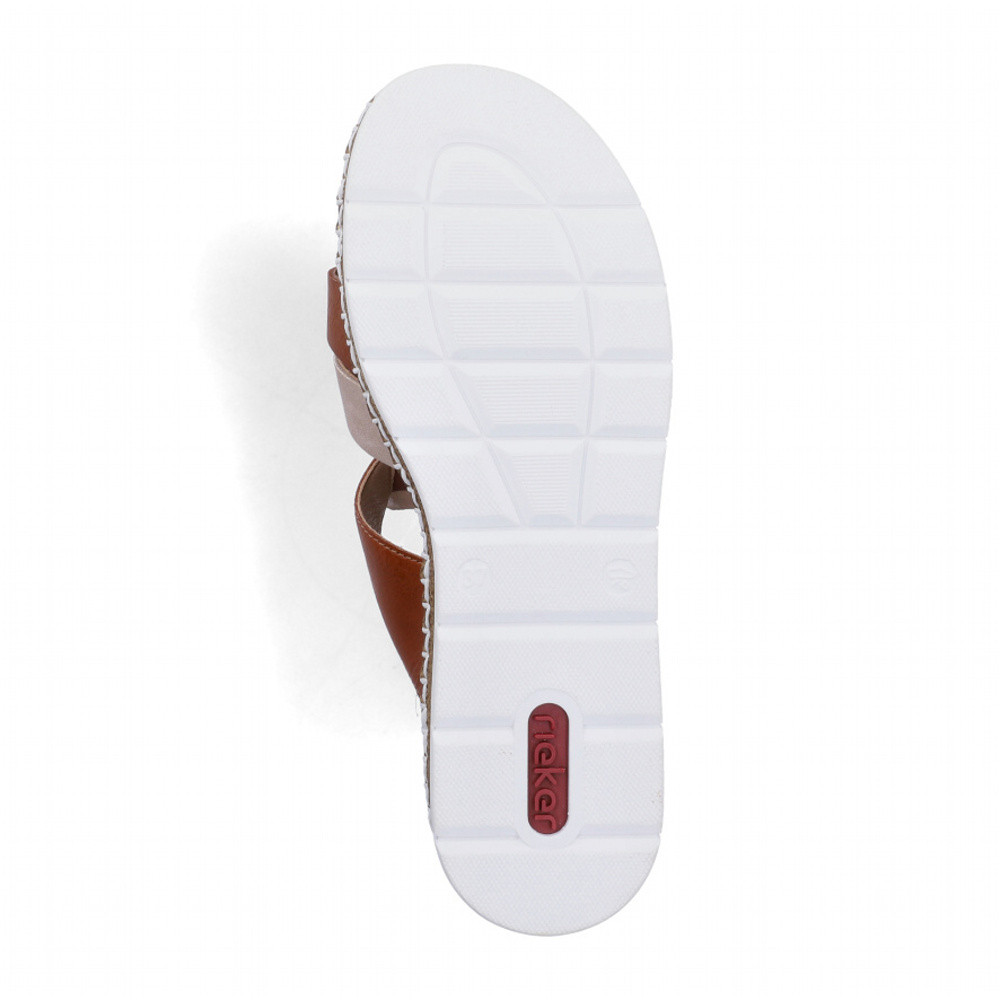 detail Dámské nazouváky RIEKER V1291-90 béžová S6