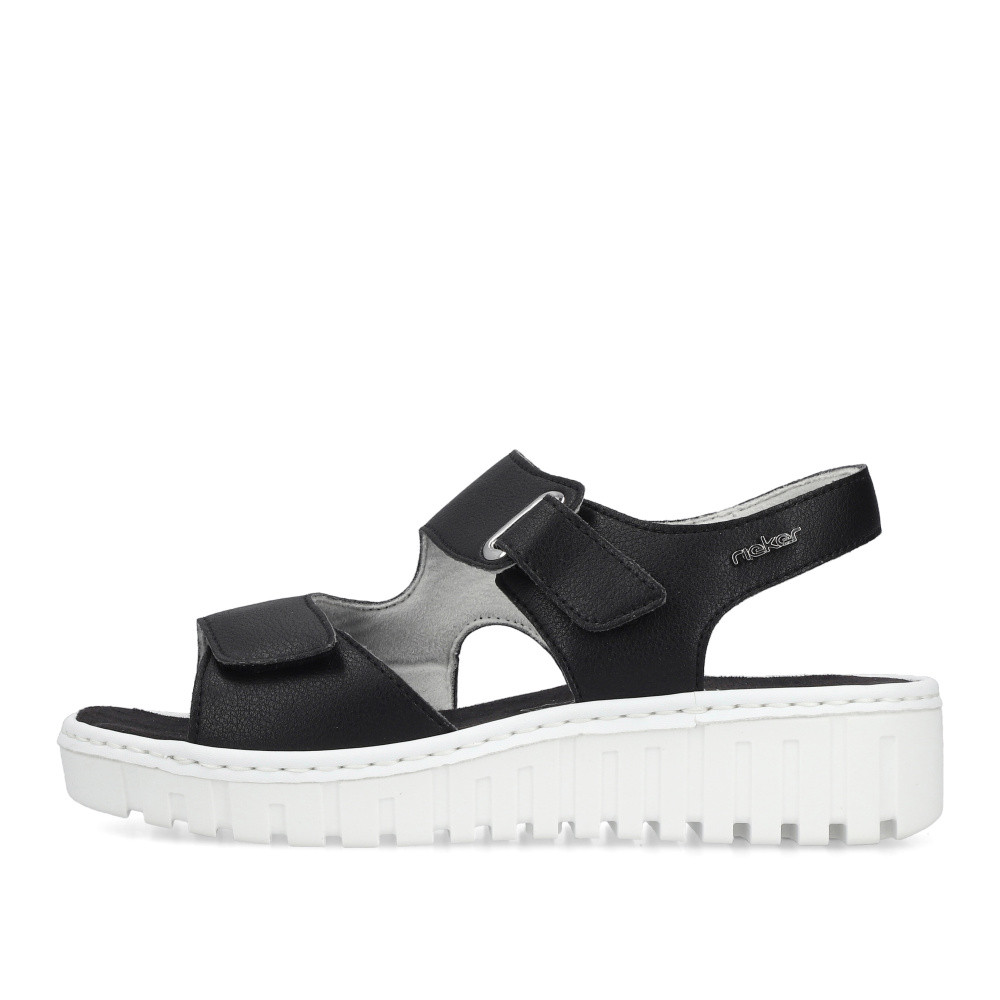 detail Dámské sandály RIEKER V1382-00 černá S6