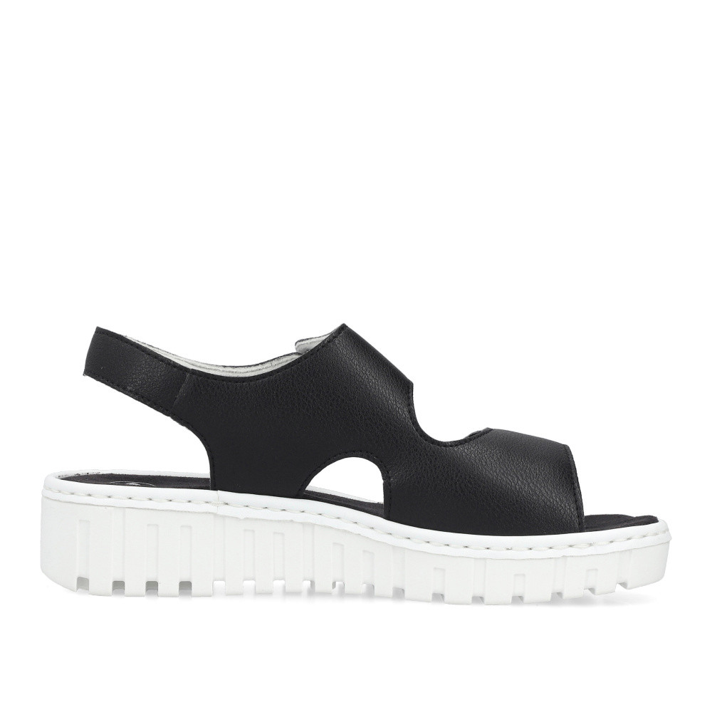 detail Dámské sandály RIEKER V1382-00 černá S6