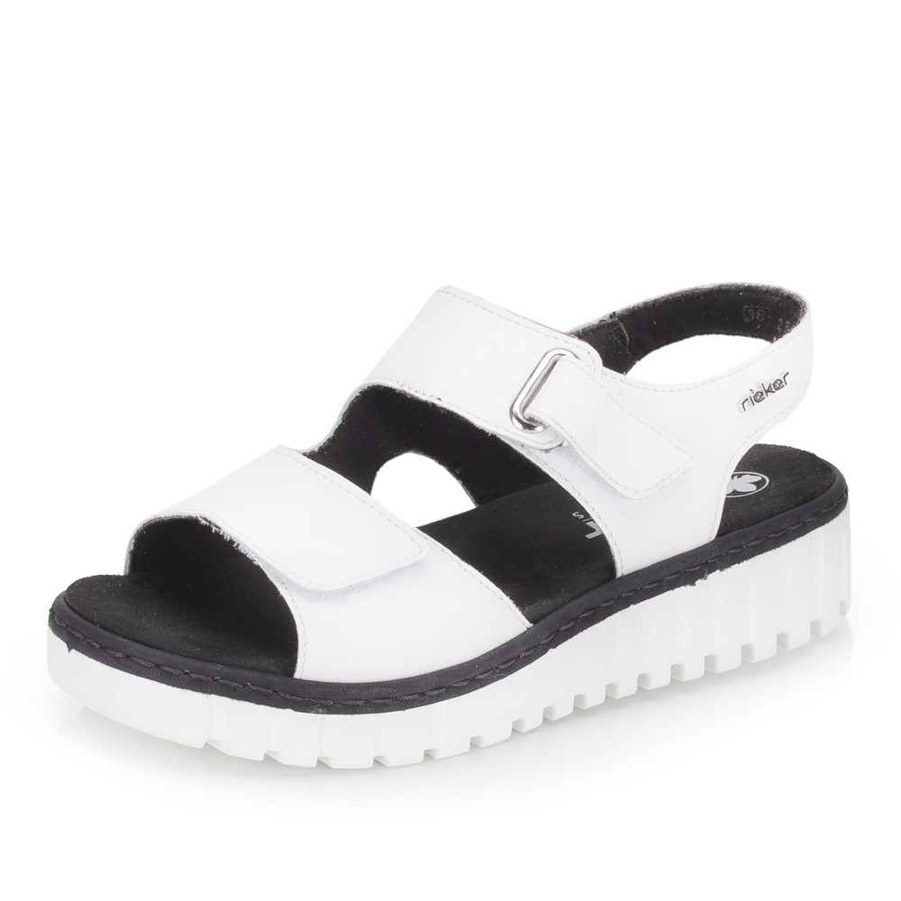 detail Dámské sandály RIEKER V1382-80 bílá S6
