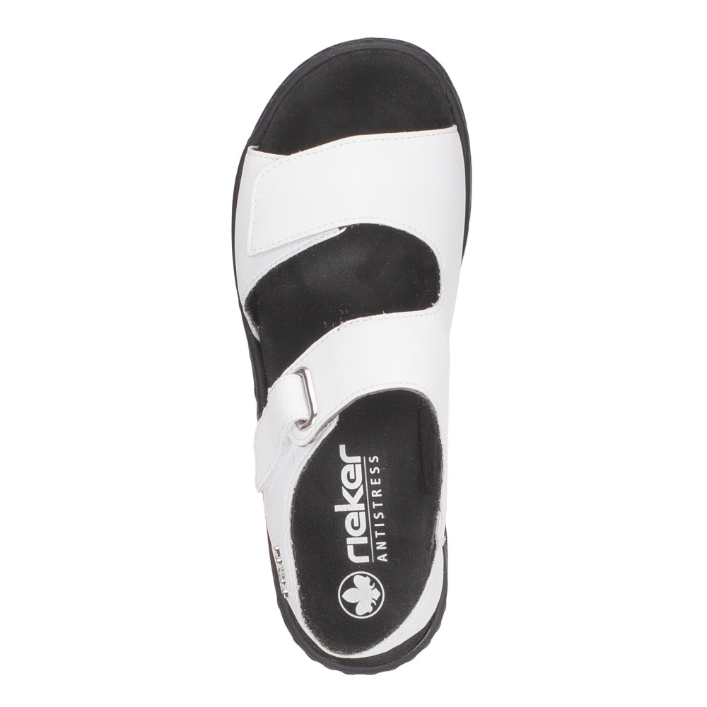 detail Dámské sandály RIEKER V1382-80 bílá S6