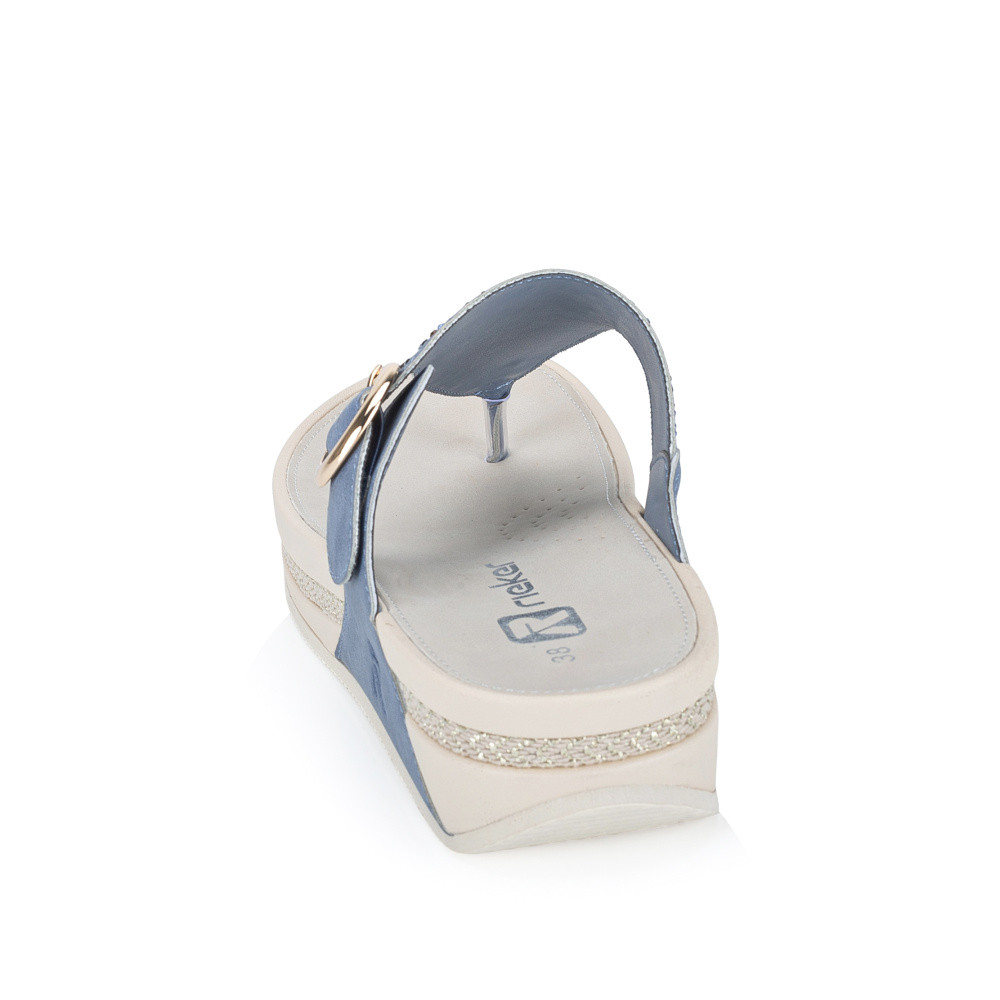 detail Dámské žabky RIEKER V1465-14 modrá S6