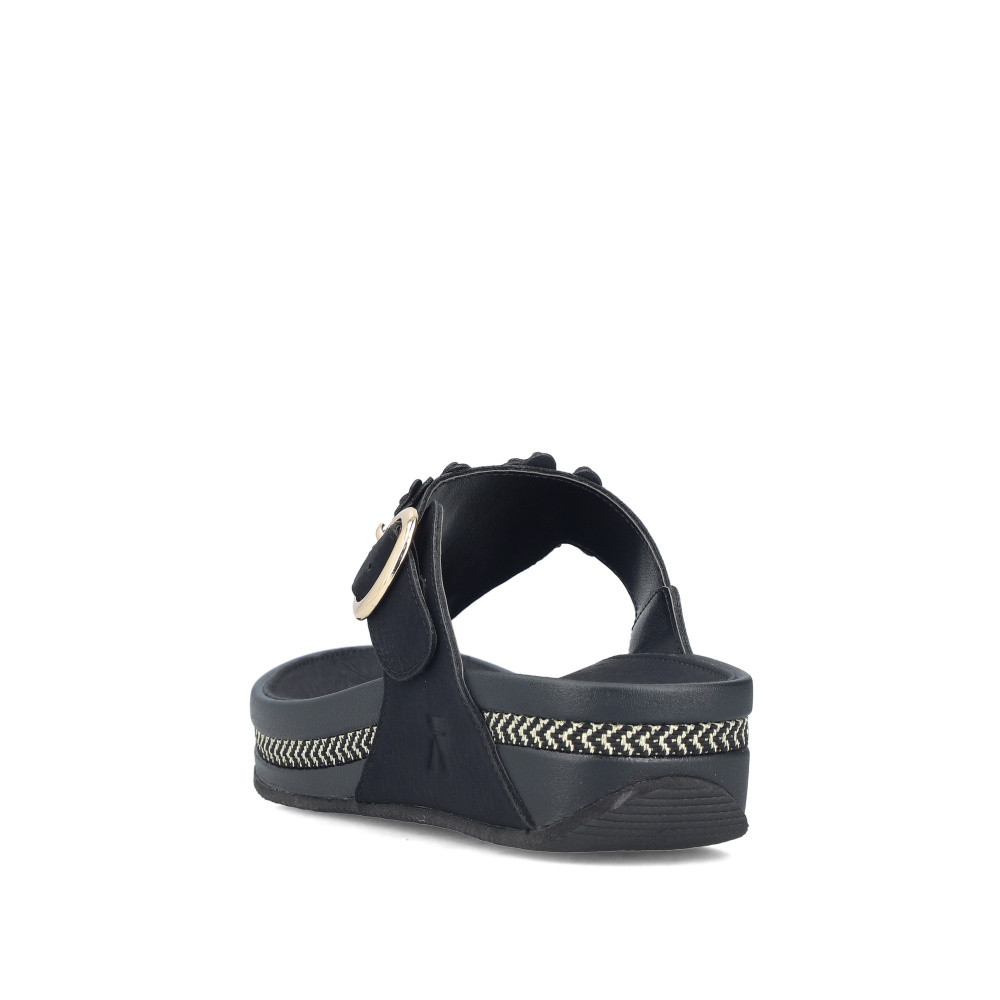 detail Dámské žabky RIEKER V1466-00   BLACK   F/S6