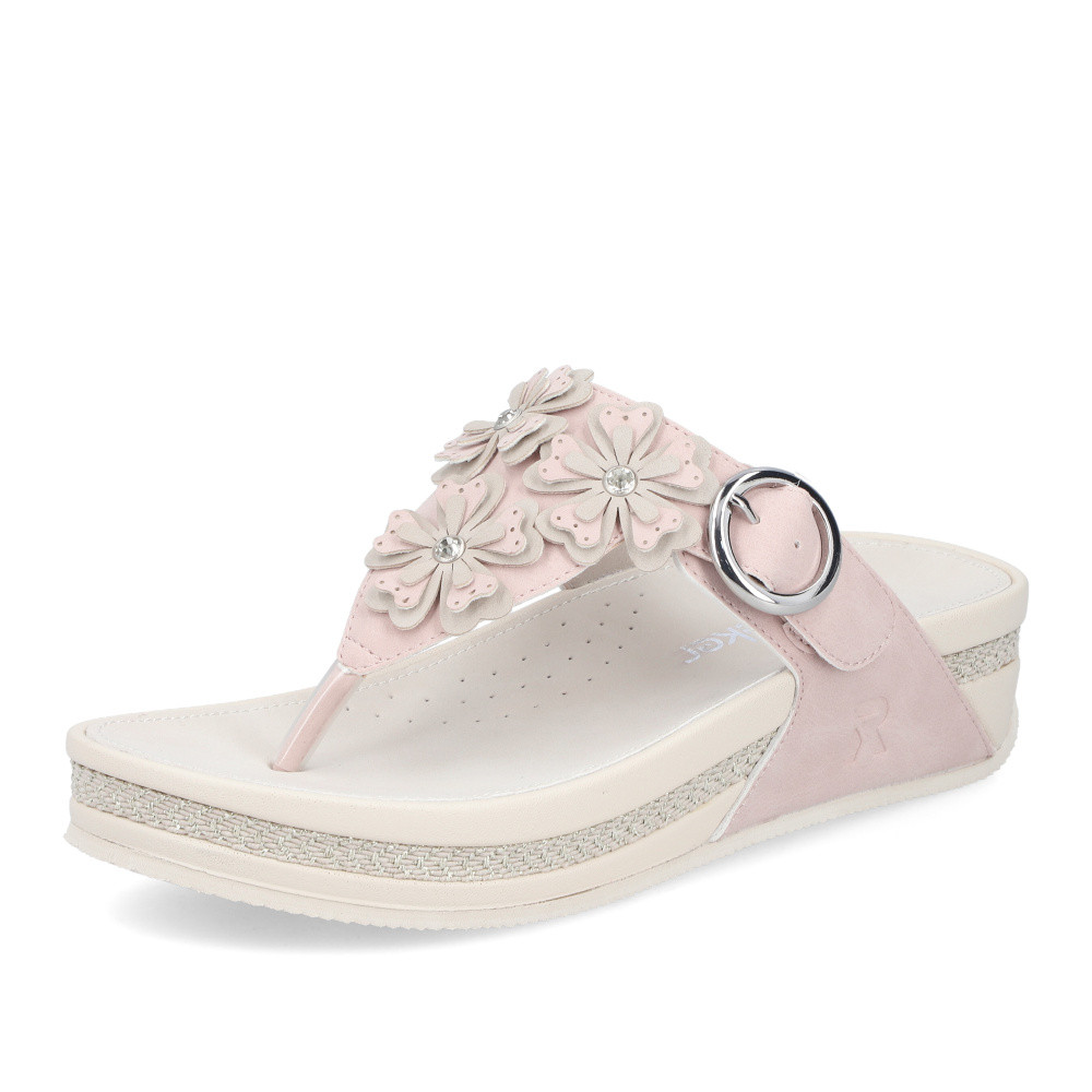 detail Dámské žabky RIEKER V1466-31 růžová S6