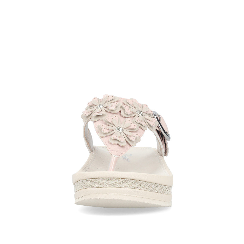 detail Dámské žabky RIEKER V1466-31 růžová S6