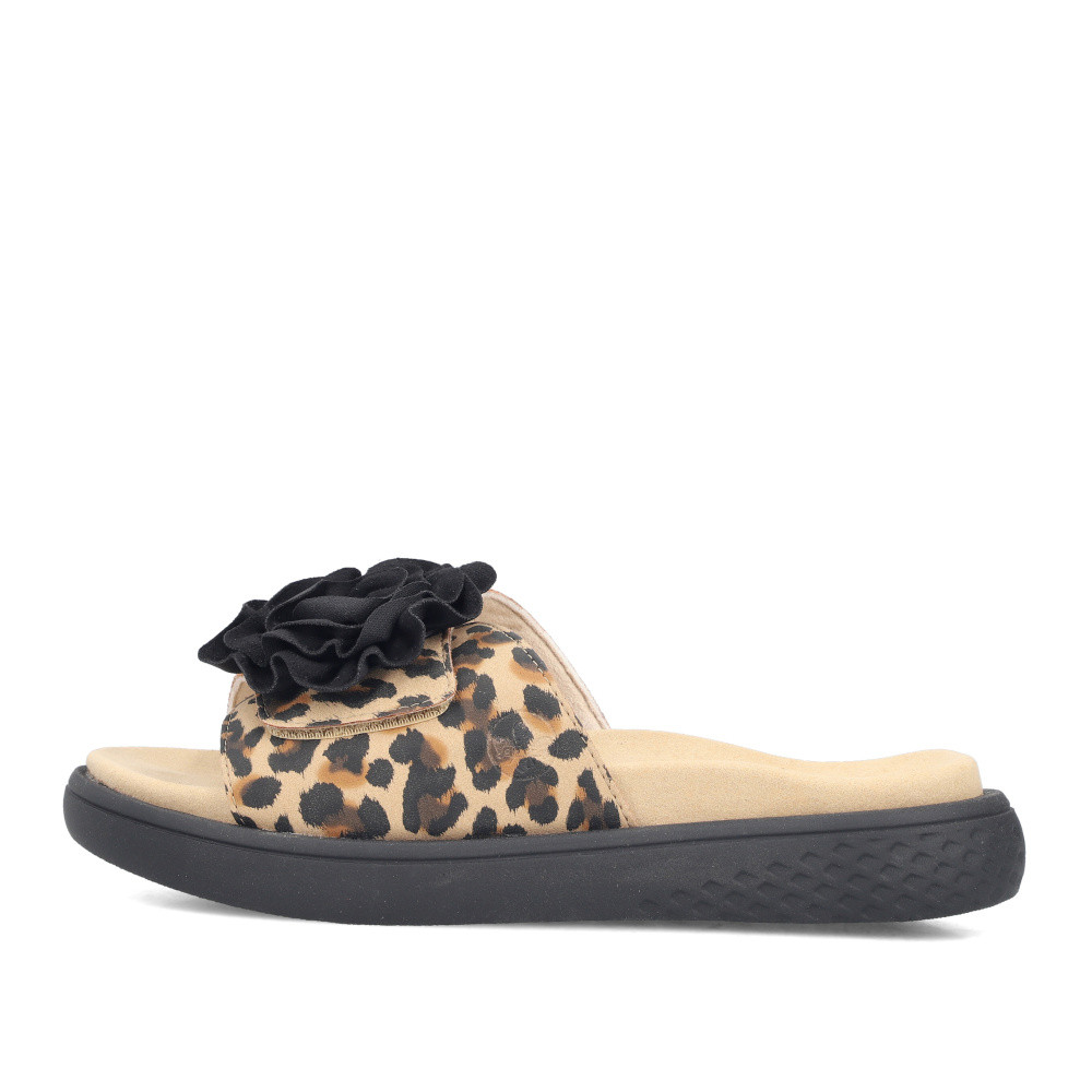 detail Dámské nazouváky RIEKER V1562-60 béžová S6