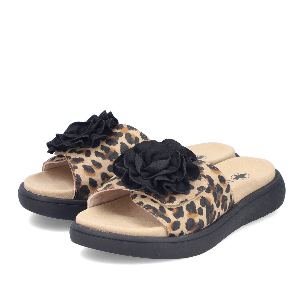 detail Dámské nazouváky RIEKER V1562-60 béžová S6