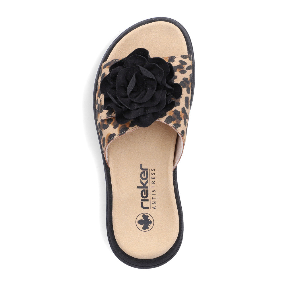 detail Dámské nazouváky RIEKER V1562-60 béžová S6