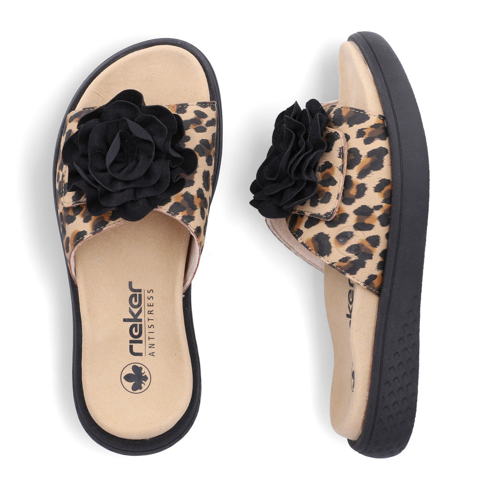 detail Dámské nazouváky RIEKER V1562-60 béžová S6