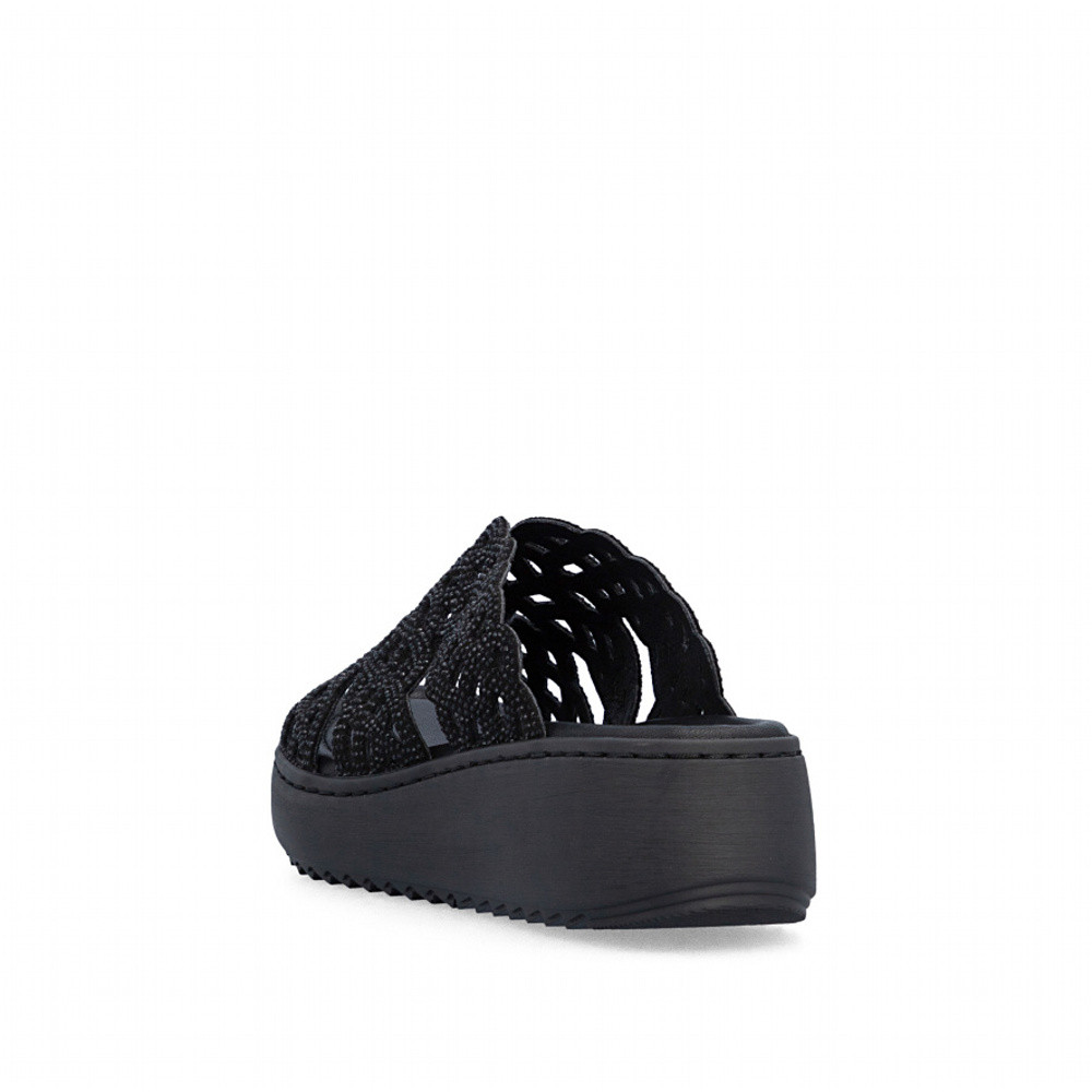 detail Dámské nazouváky RIEKER V1789-00 černá S6