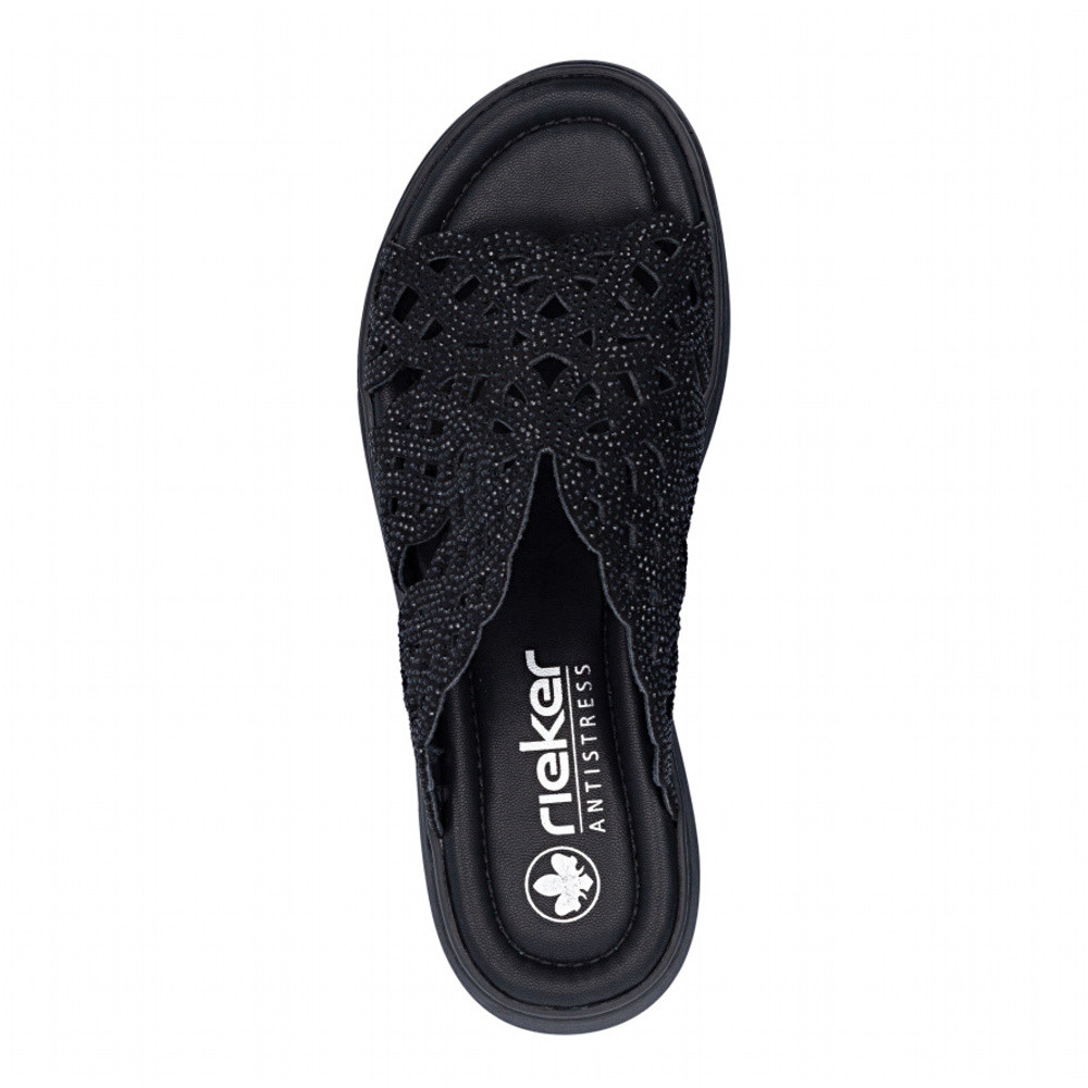 detail Dámské nazouváky RIEKER V1789-00 černá S6