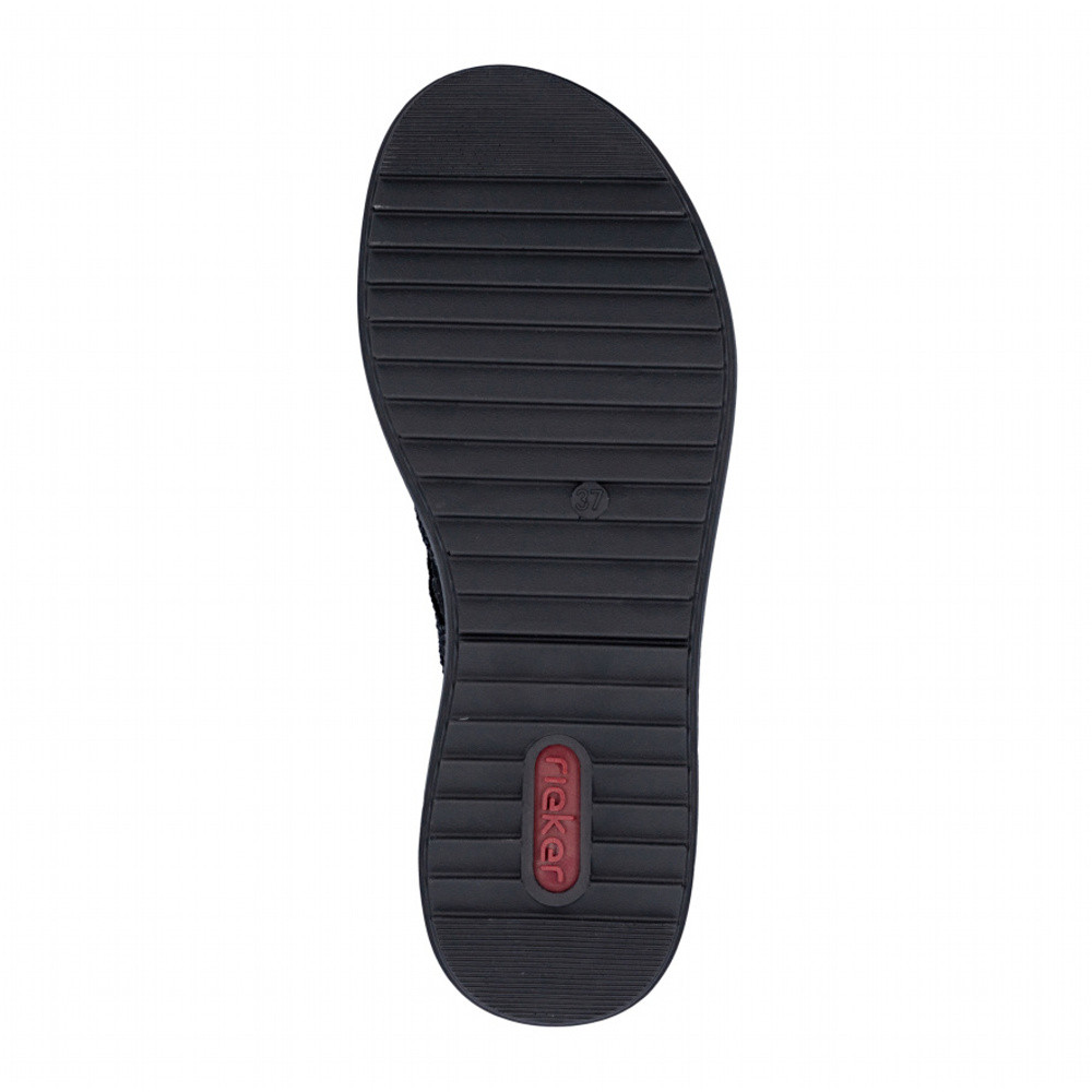 detail Dámské nazouváky RIEKER V1789-00 černá S6