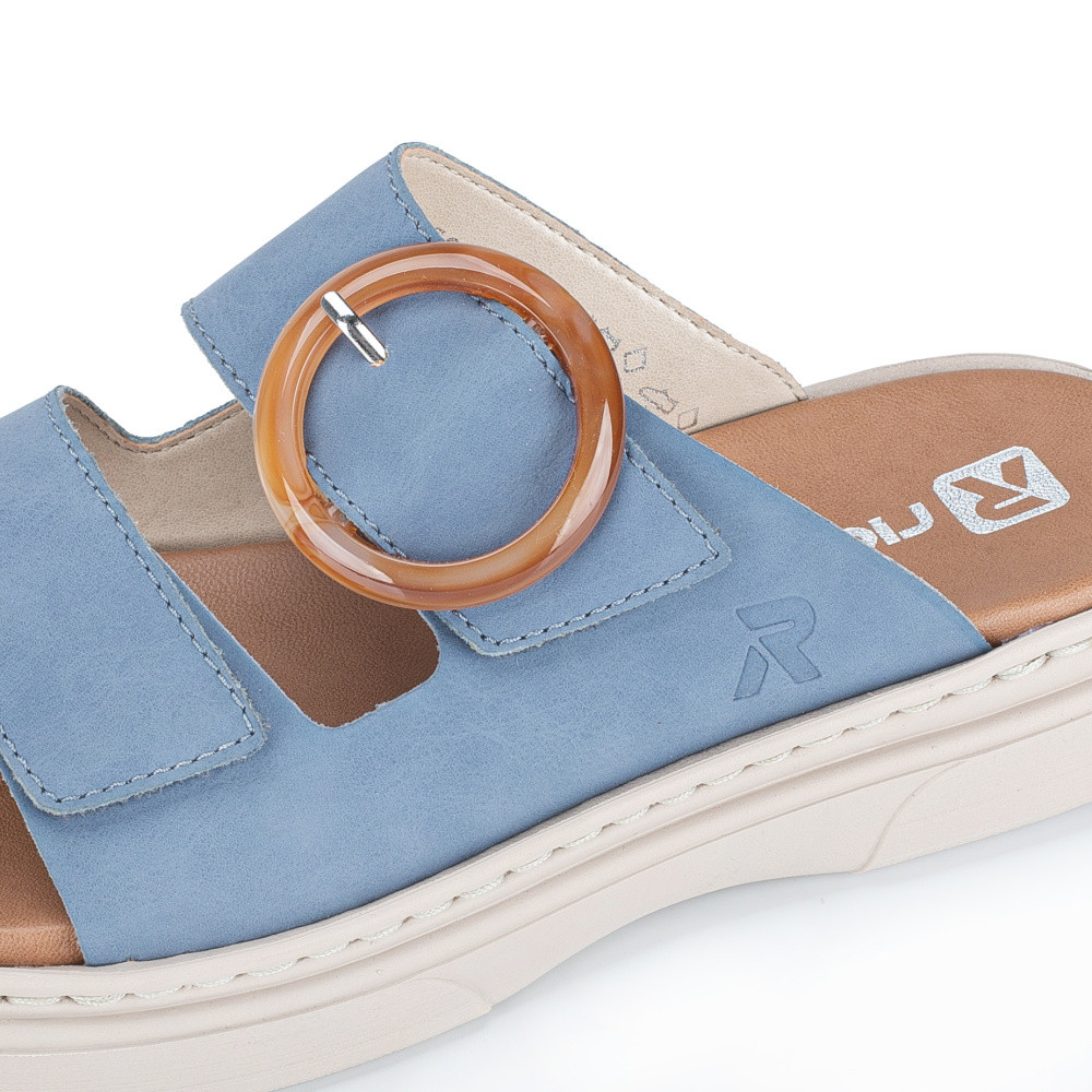 detail Dámské nazouváky RIEKER V3050-14 modrá S6