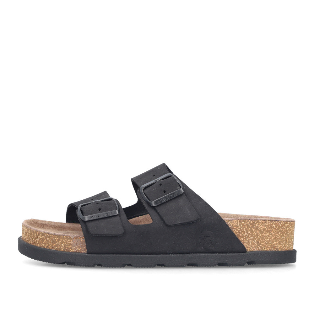 detail Dámské nazouváky RIEKER V3190-01 černá S6