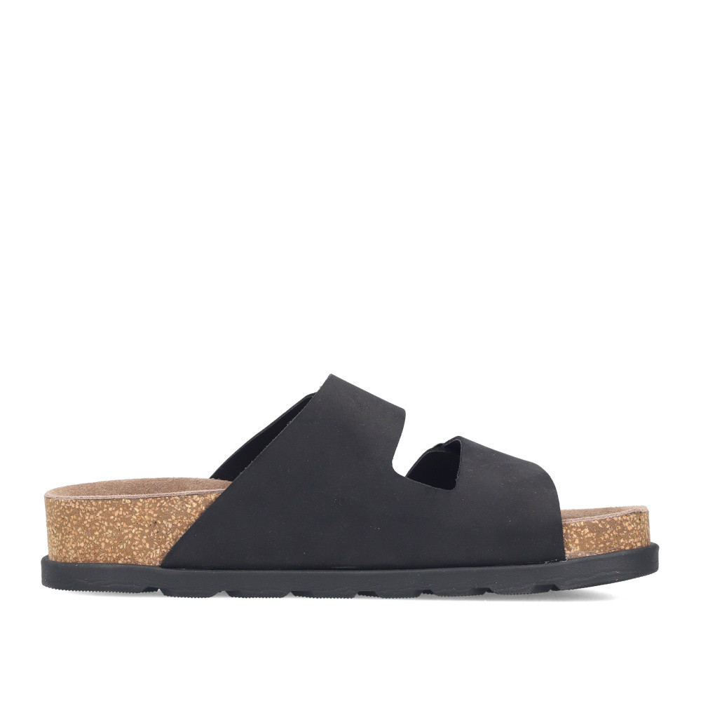 detail Dámské nazouváky RIEKER V3190-01 černá S6