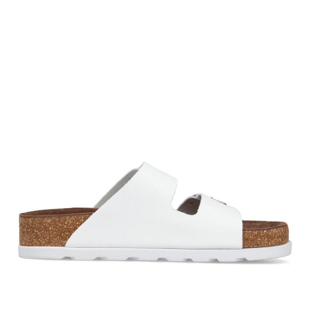 detail Dámské nazouváky RIEKER V3190-80 bílá S6