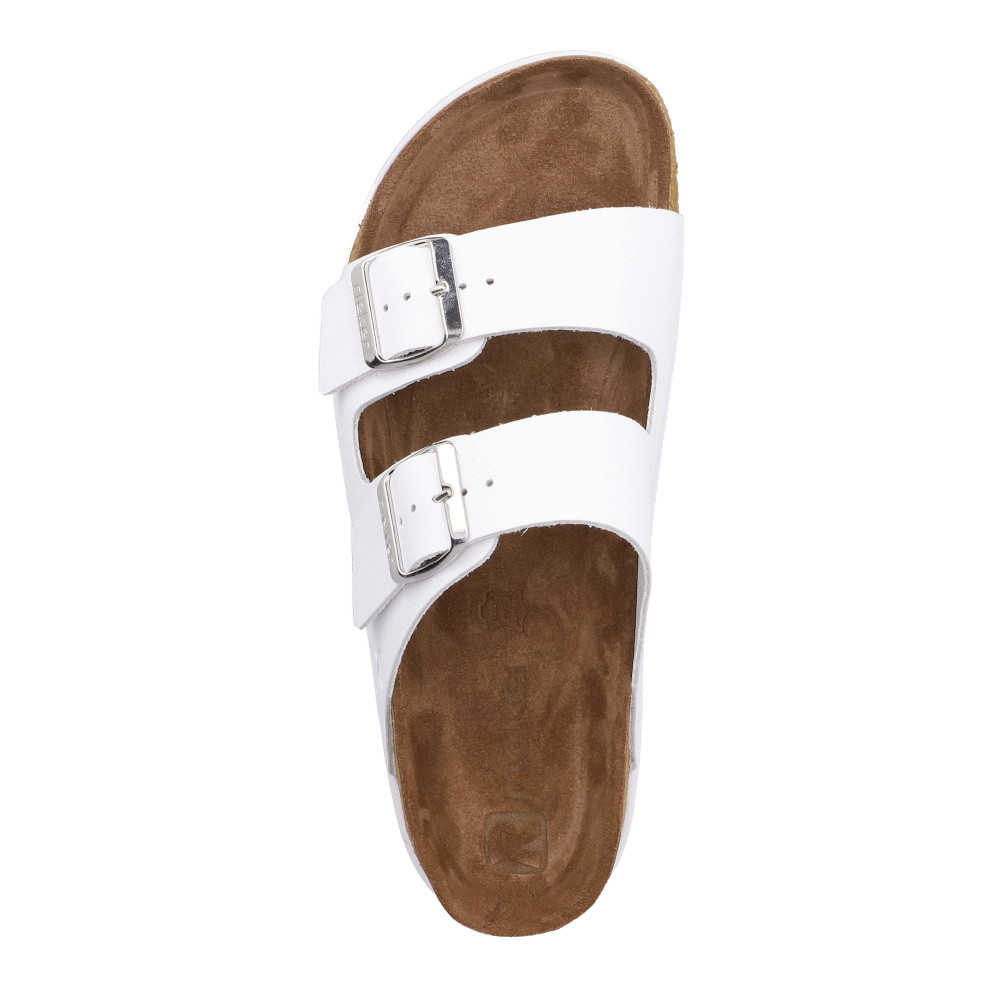 detail Dámské nazouváky RIEKER V3190-80 bílá S6