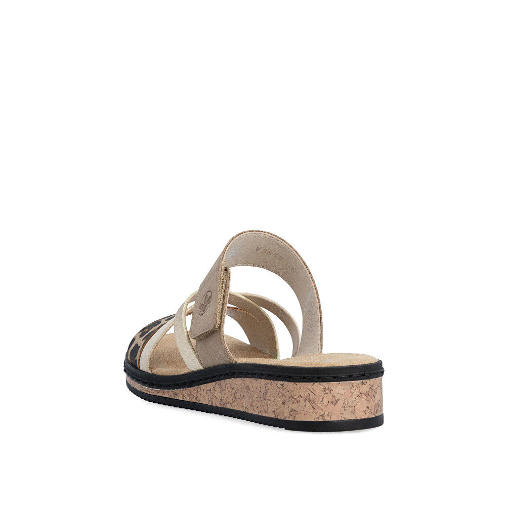 detail Dámské nazouváky RIEKER V3652-62 béžová S6