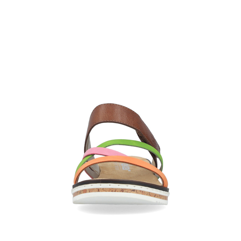 detail Dámské nazouváky RIEKER V3652-96 hnědá S6