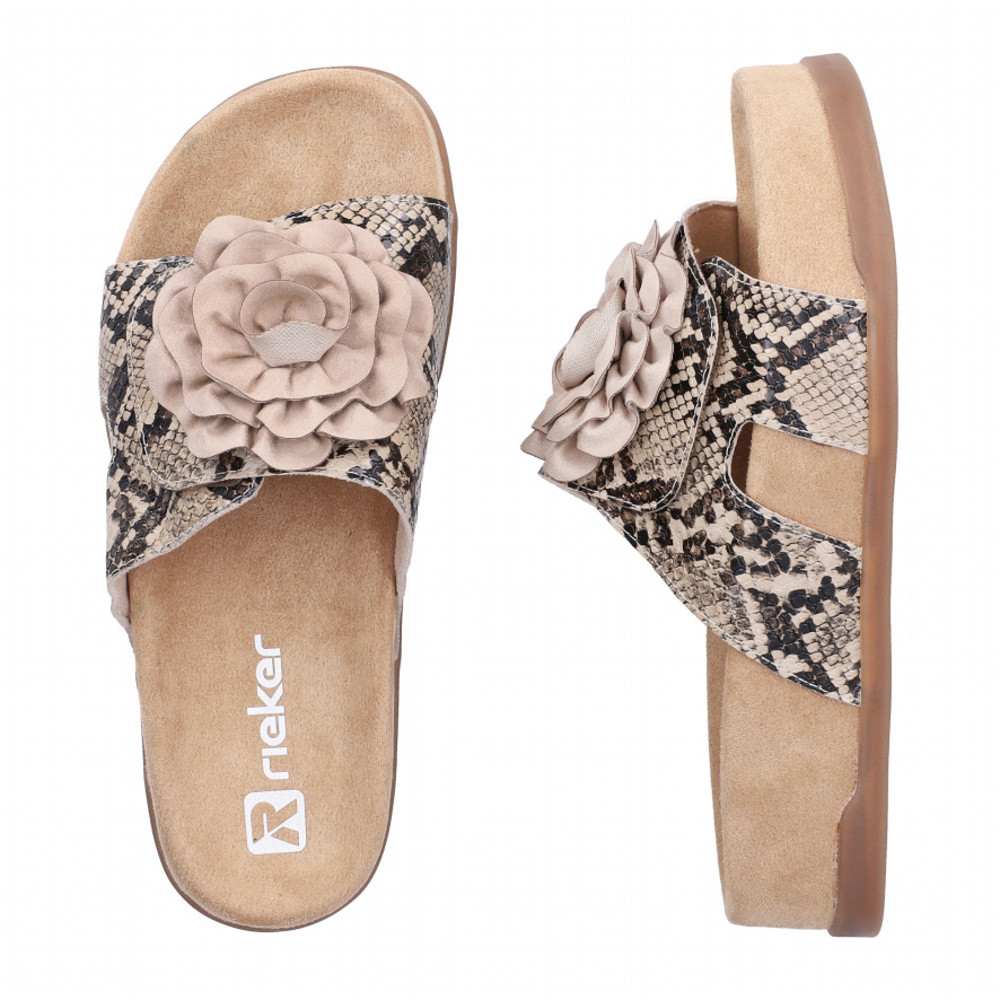 detail Dámské nazouváky RIEKER V4050-20 béžová S6