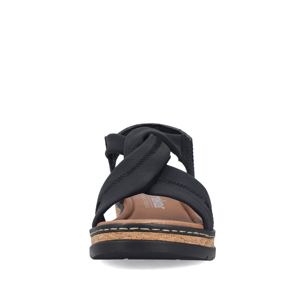 detail Dámské sandály RIEKER V4161-00 černá S6