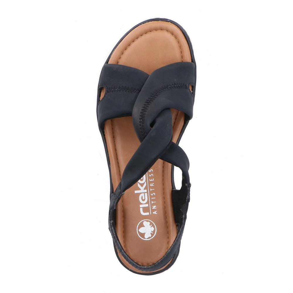 detail Dámské sandály RIEKER V4161-00 černá S6