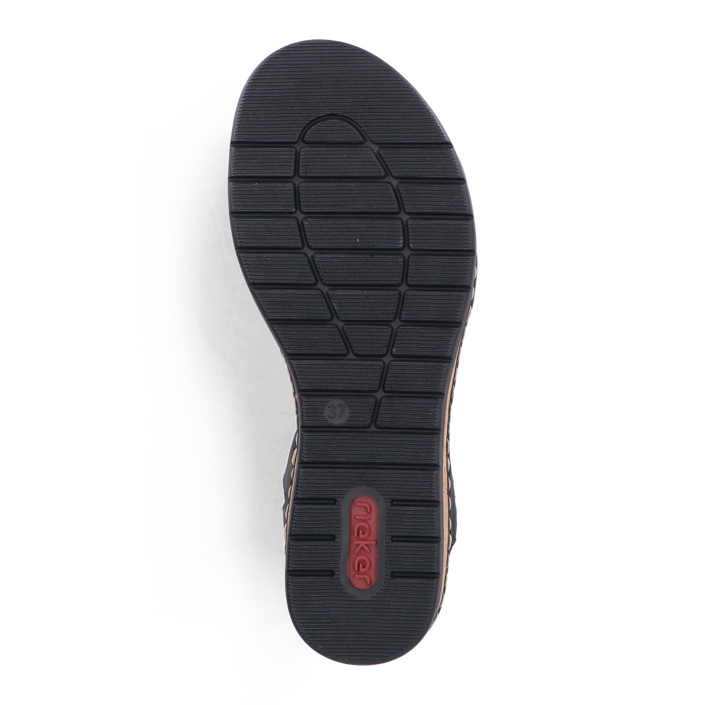 detail Dámské sandály RIEKER V4161-00 černá S6