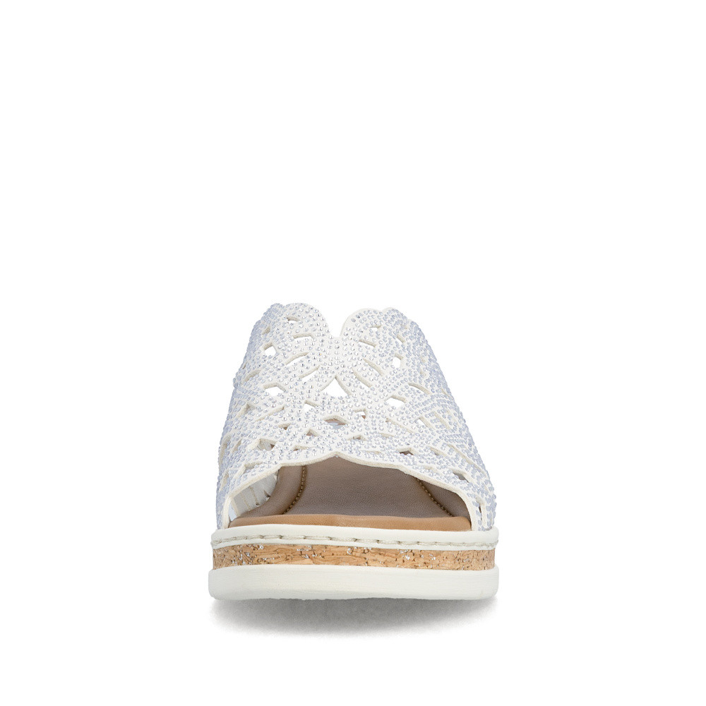 detail Dámské nazouváky RIEKER V4189-80 bílá S6