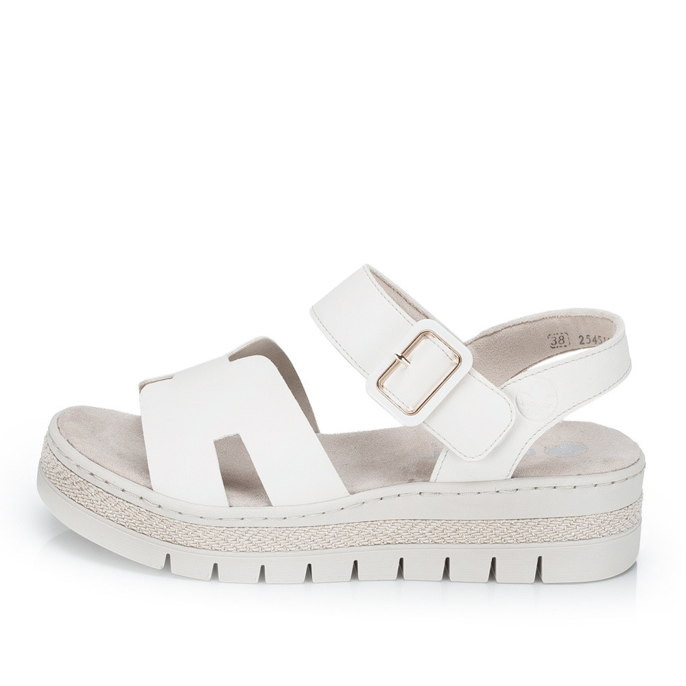 detail Dámské sandály RIEKER V4952-60 béžová S6