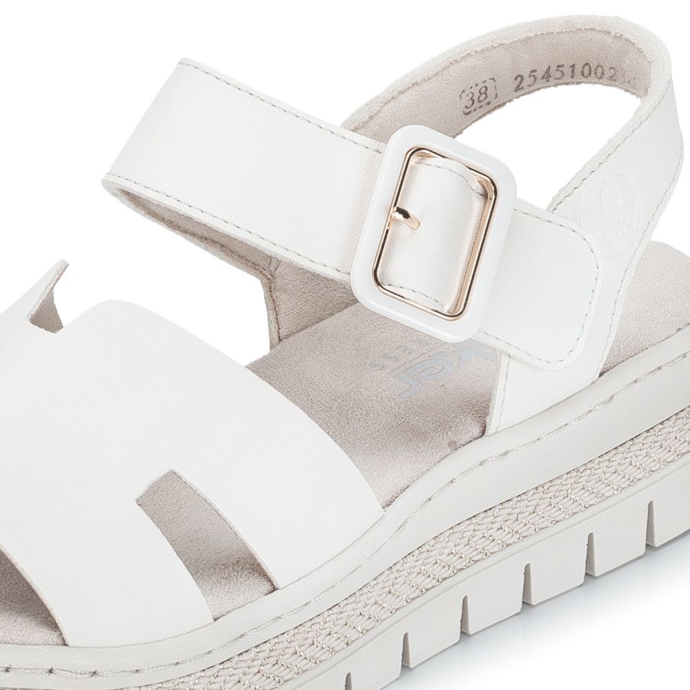 detail Dámské sandály RIEKER V4952-60 béžová S6