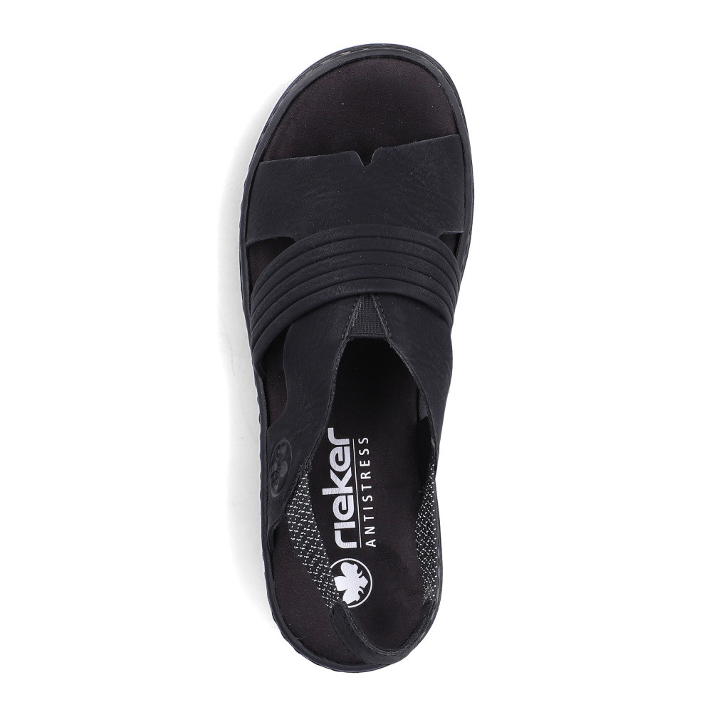 detail Dámské sandály RIEKER V4959-00 černá S6