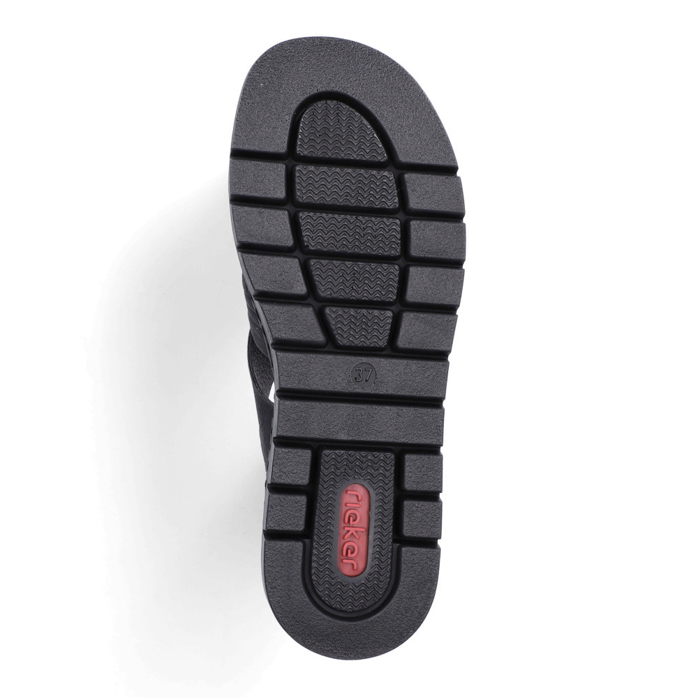 detail Dámské sandály RIEKER V4959-00 černá S6