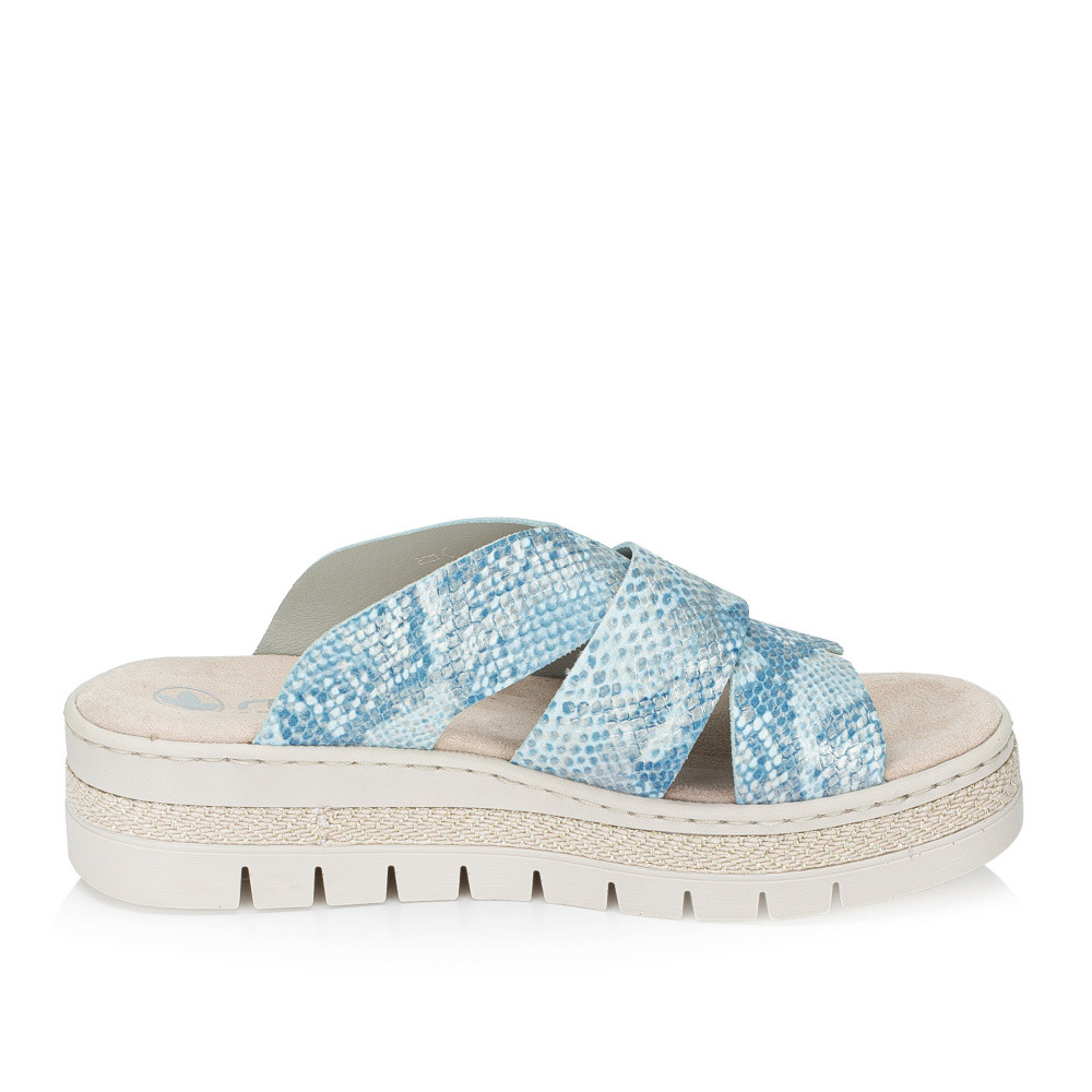 detail Dámské nazouváky RIEKER V4989-10 modrá S6