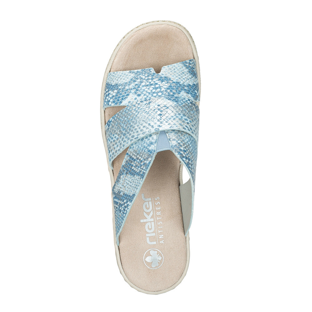 detail Dámské nazouváky RIEKER V4989-10 modrá S6