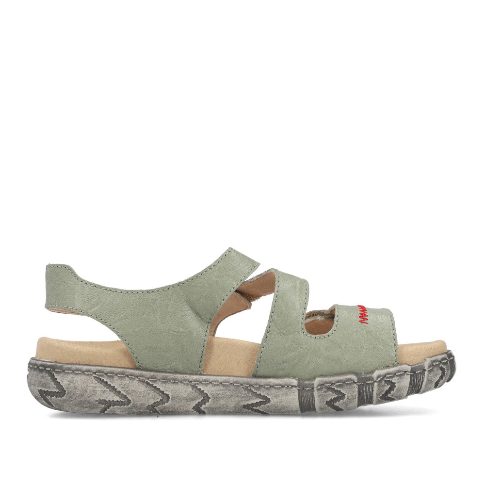 detail Dámské sandály RIEKER V5151-52 zelená S6