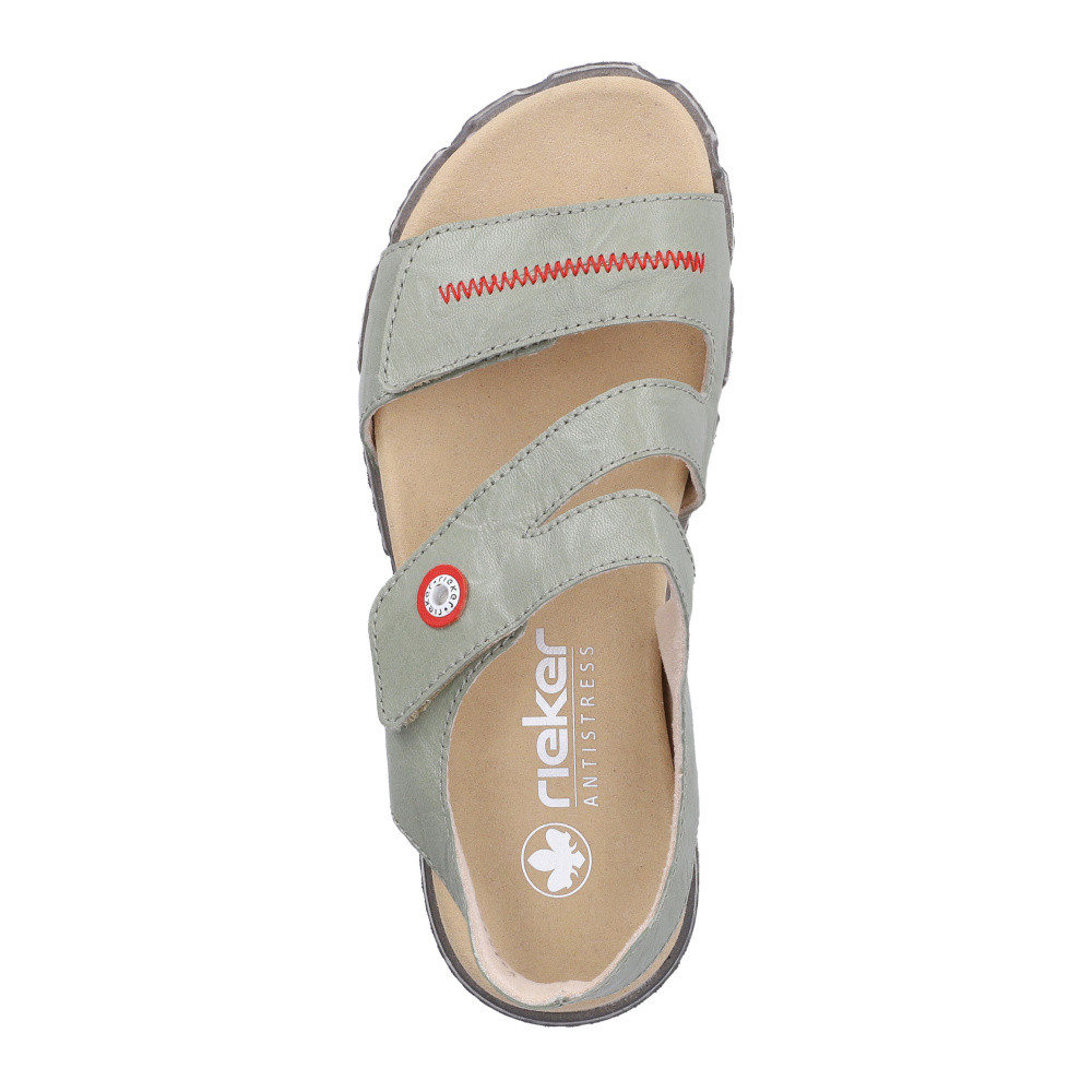 detail Dámské sandály RIEKER V5151-52 zelená S6