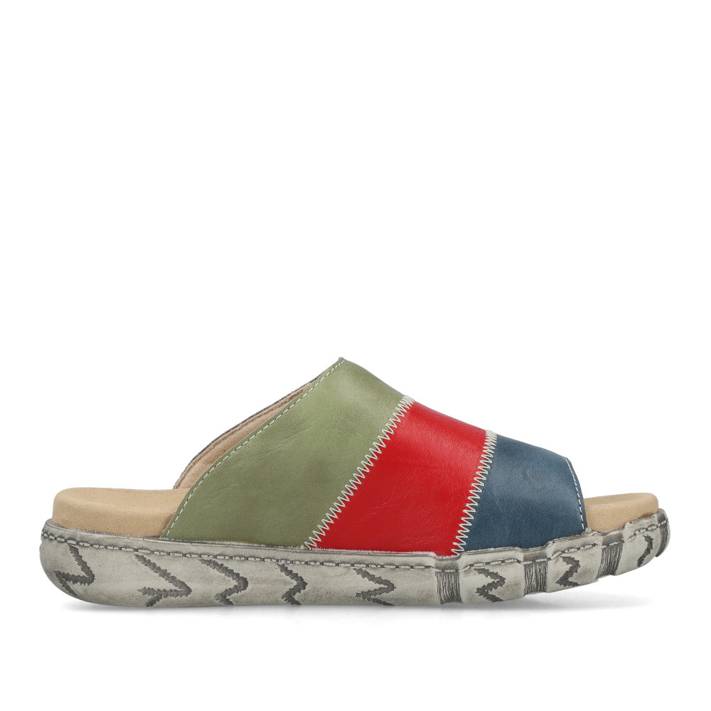 detail Dámské nazouváky RIEKER V5170-90 červená S6