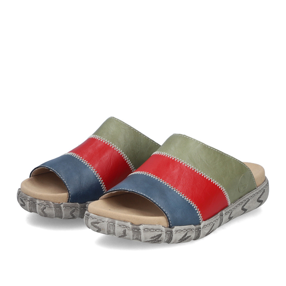 detail Dámské nazouváky RIEKER V5170-90 červená S6