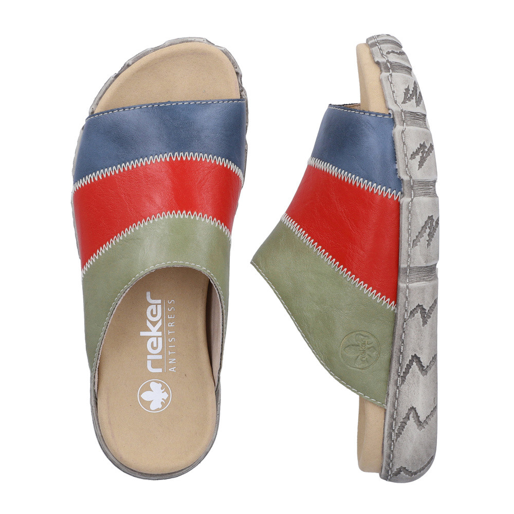 detail Dámské nazouváky RIEKER V5170-90 červená S6