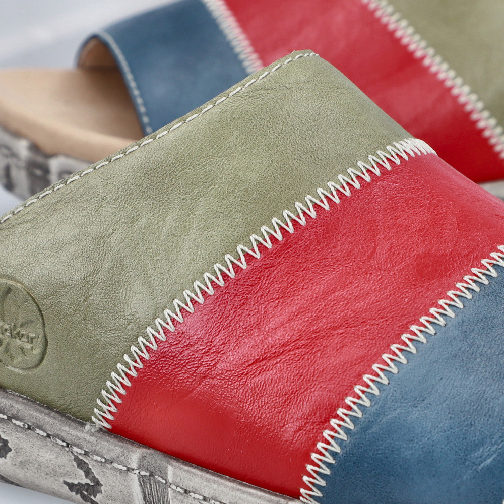 detail Dámské nazouváky RIEKER V5170-90 červená S6